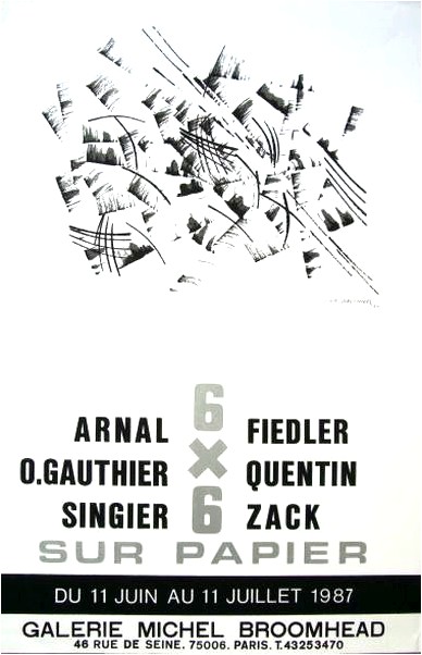 6 x 6 sur papier, Arnal, Singier, Zack