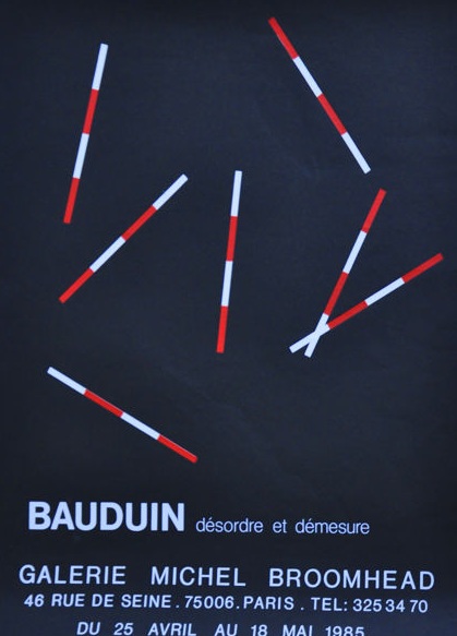 Bauduin - affiche désore et démesure