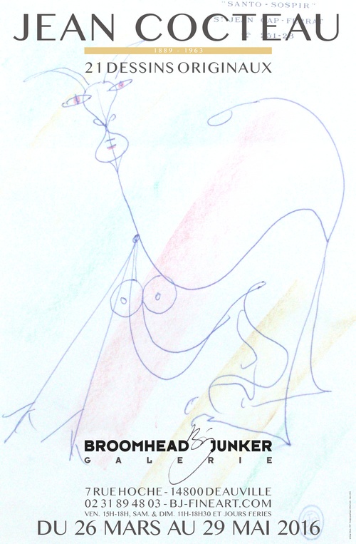 Jean Cocteau exposition Galerie Broomhead Junker