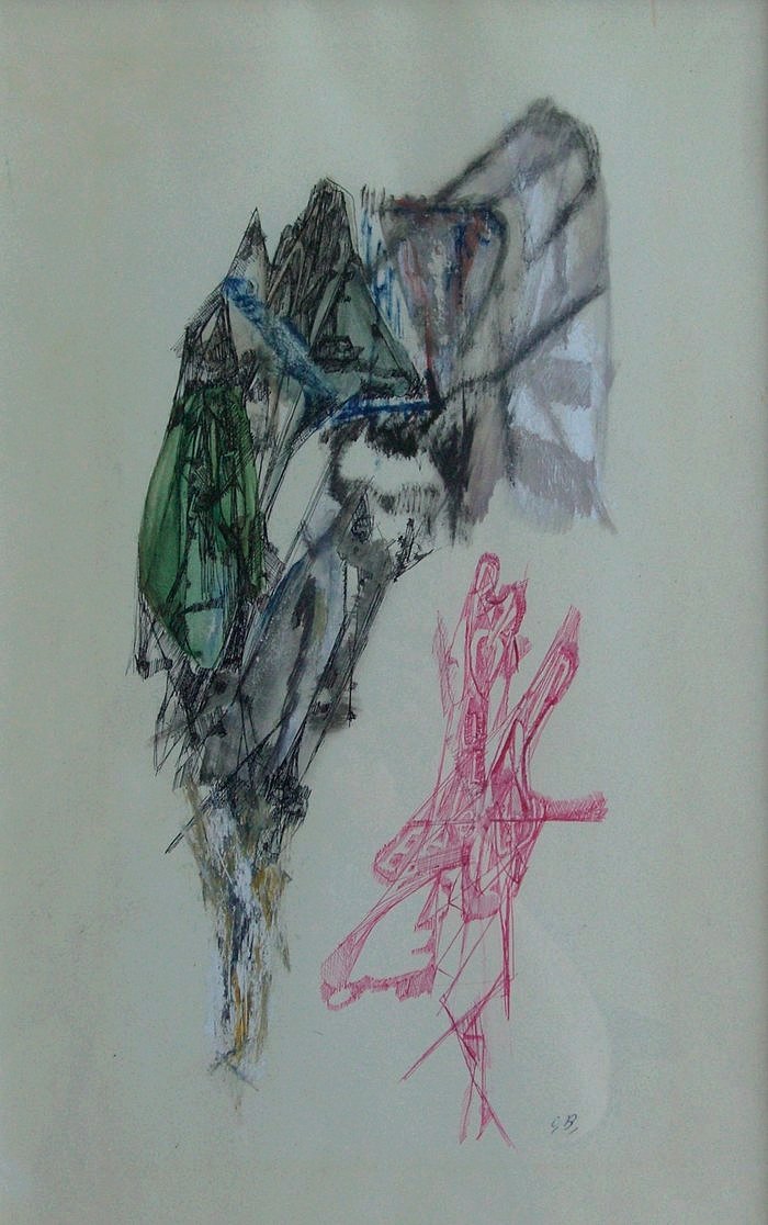 Camille Bryen - Composition abstraite, 1945