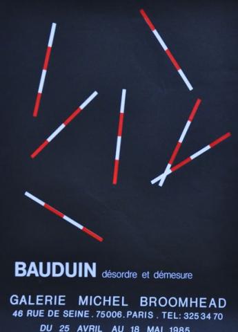 Bauduin - affiche désore et démesure