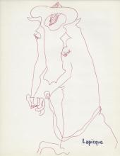 Charles Lapicque - Portrait d'un cheval - 1956