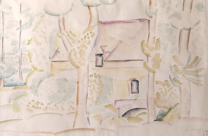 Léopold Survage - La maison à la campagne