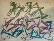 Charles Lapicque - Agitation - 1945